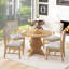Table de salle à manger en bois extensible Farmhouse 5PCS-727576338