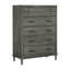 Commode 1 pièce à 5 tiroirs gris