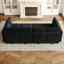 Grand canapé-lit modulaire réversible en velours de 116,6 po Wylodene-94104047