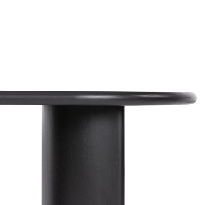 Paden Coffee Table, 17" H x 27" L x 51" W, Aged Black Acacia