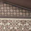 Édredon grand lit rouge 7 pièces - style traditionnel, coussins décoratifs inclus pour un magnifique imprimé géométrique