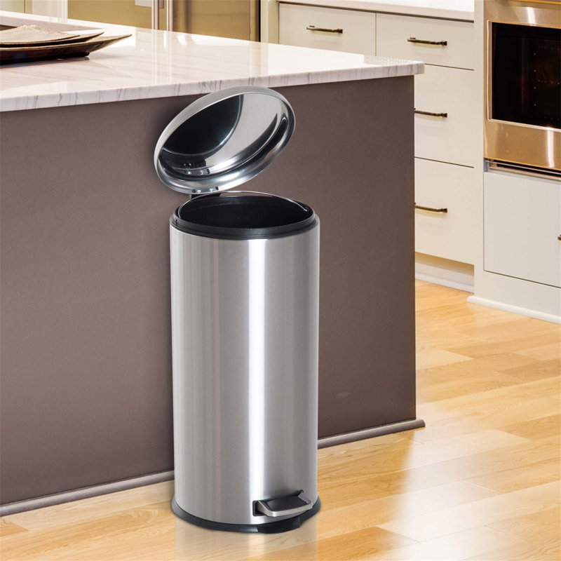 Caliope Metal Kitchen Trash Can - 113.56L