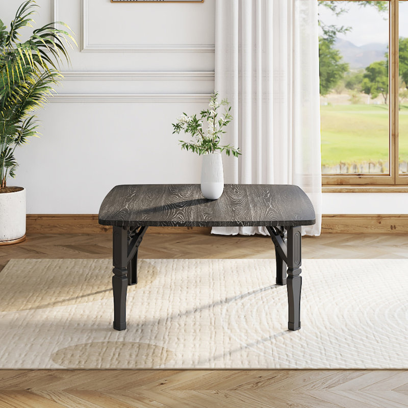 Arzuaga Dining Table, Black, Black, 35cm H x 70cm L x 70cm W