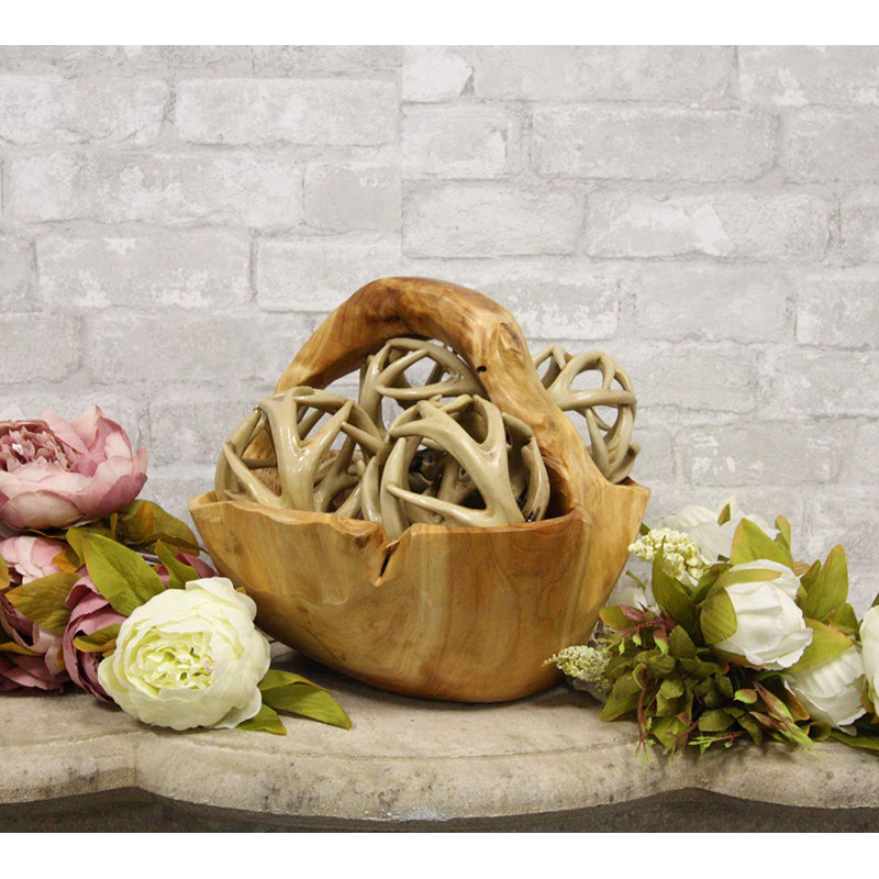 Entrelacés antlers décoratif à motif décoratif à motif décoratif sauvage rustique Nan