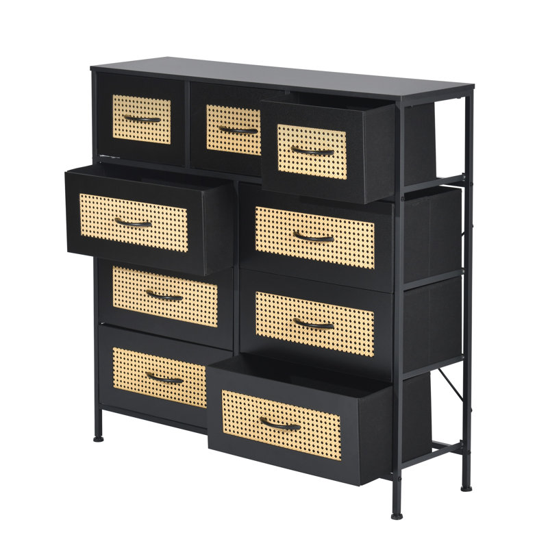 Allbaugh 100cm W 9 - Drawer Chest of Drawers