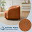 Fauteuil demi-tonneau l 37,75 po Luare-1334837
