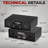 Portable Decorative Record Player with Bluetooth-89946958