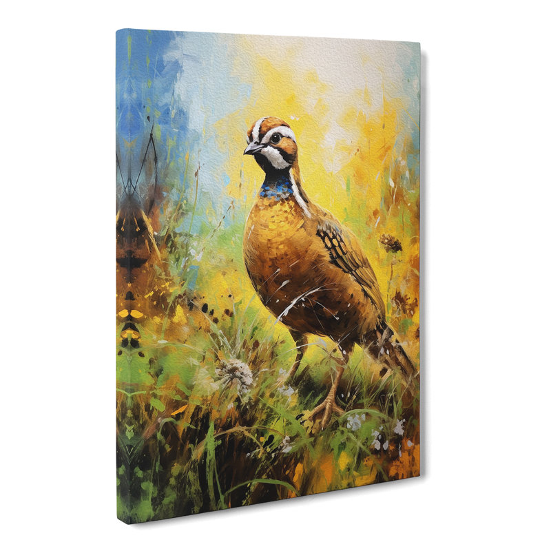 Partridge Impressionism - Wrapped Canvas, 50cm H x 35cm W x 3cm D