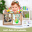 Cadre photo pour la famille, cadre photo artisanal en bois, cadeau pour la famille