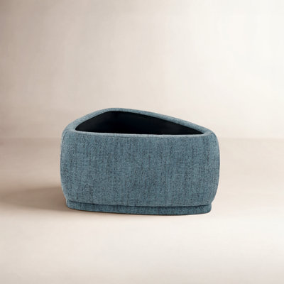 Adna 26.5'' Triangular Upholstered Storage Ottoman