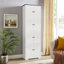 Grande armoire de rangement avec 8 portes et 4 tablettes