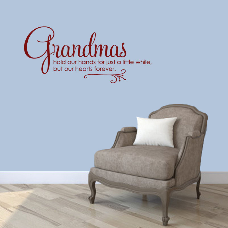 Décalcomanie murale "grand-mère" à la main, Canneberge