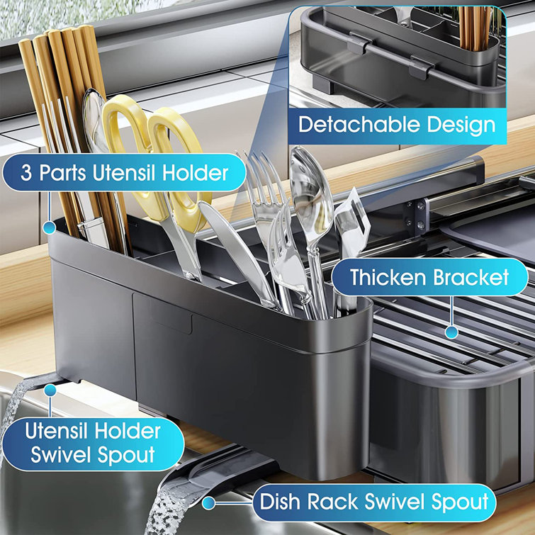https://assets.wfcdn.com/im/12246859/resize-h755-w755%5Ecompr-r85/2277/227776793/Dish+Drying+Rack%2C+Rustproof+Aluminium+Dish+Racks+For+Kitchen+Counter%2C++Expandable%2814.9%22-22.2%22%29+Kitchen+Sink+Large+Dish+Drying+Rack+With+Drainboard%2C+Utensil+Holder+With+Drain+Spout+%28dark+Grey%29.jpg