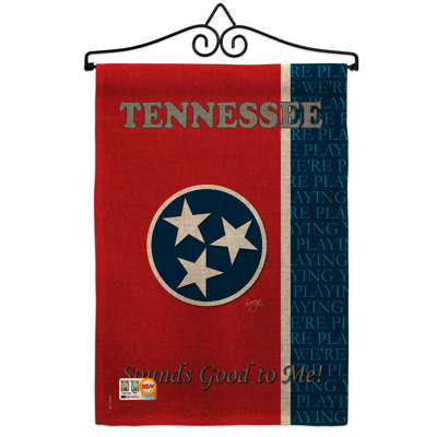 Double Sided 18.5'' H x 13'' W Burlap Garden Flag