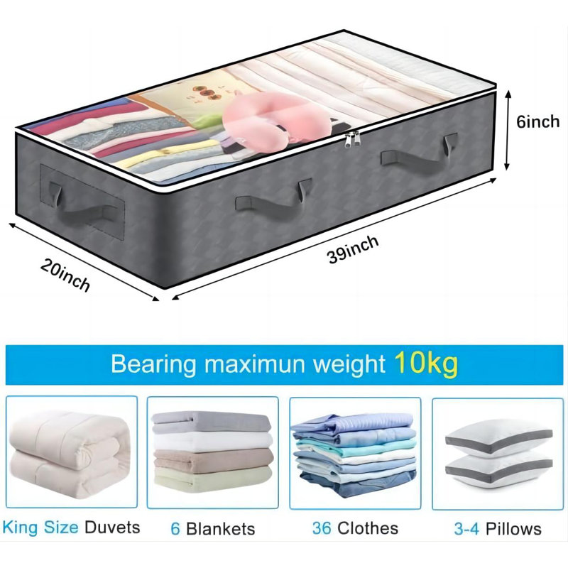 Sac de rangement en tissu Rebrilliant