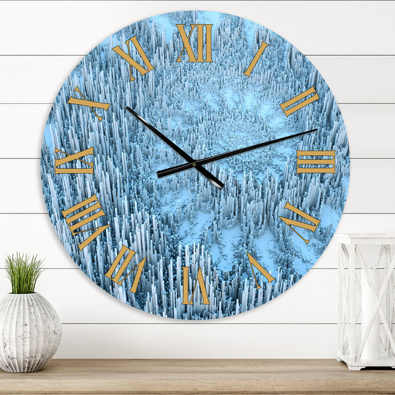 Horloge murale moderne en spirale abstraite, Petit