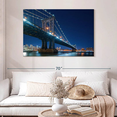 Lilie NYC Bridge At Night