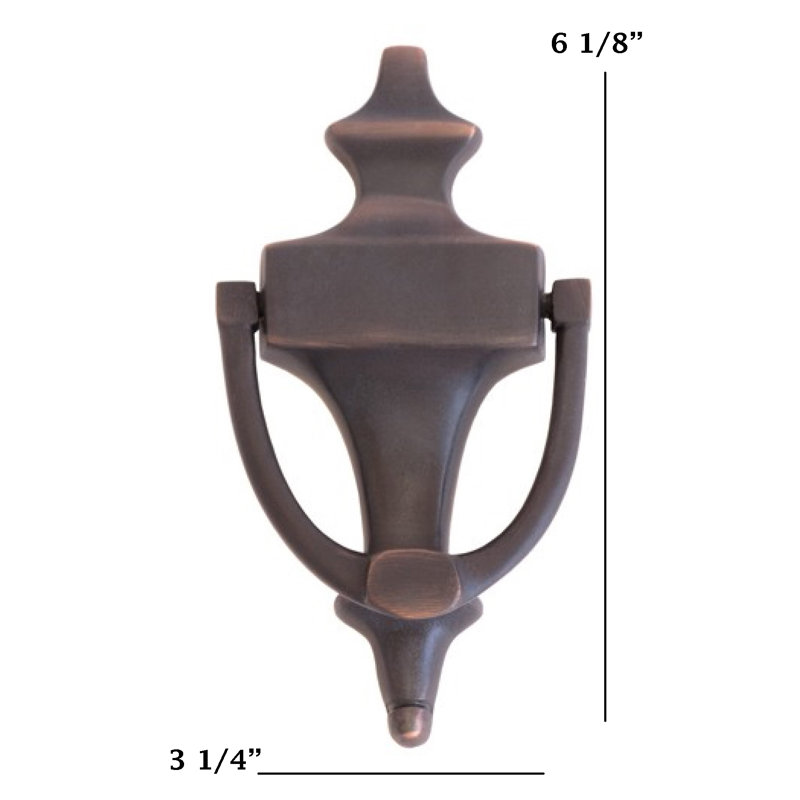 Regency Door Knocker, Venetian Bronze