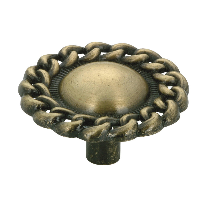 Poignée ronde 1 1/2" de diamètre Expression, Bronze brillant