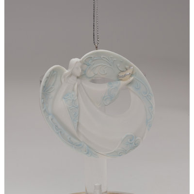 Cosmos Gifts Angel Holding a Butterfly Ornament - 3 3/8"H