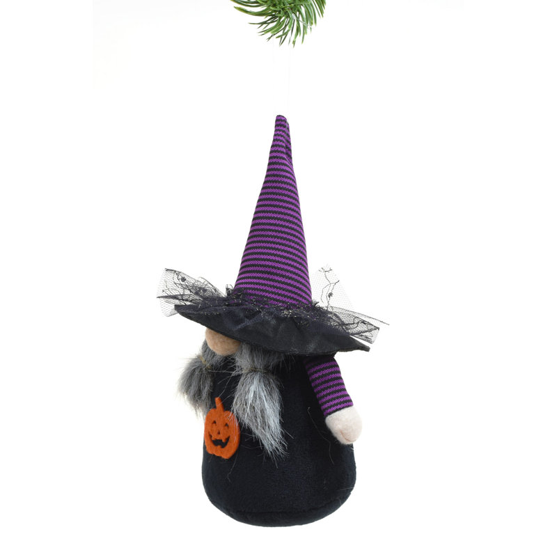 Gnome noir d'Halloween (paquet de 4)