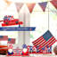 3 pièces de décoration de table patriotique décorations de table pour le jour du Souvenir