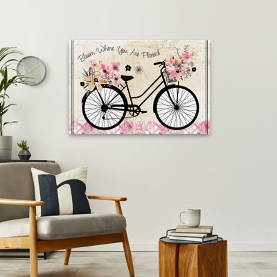 Bloom, où vous êtes, vélo floral