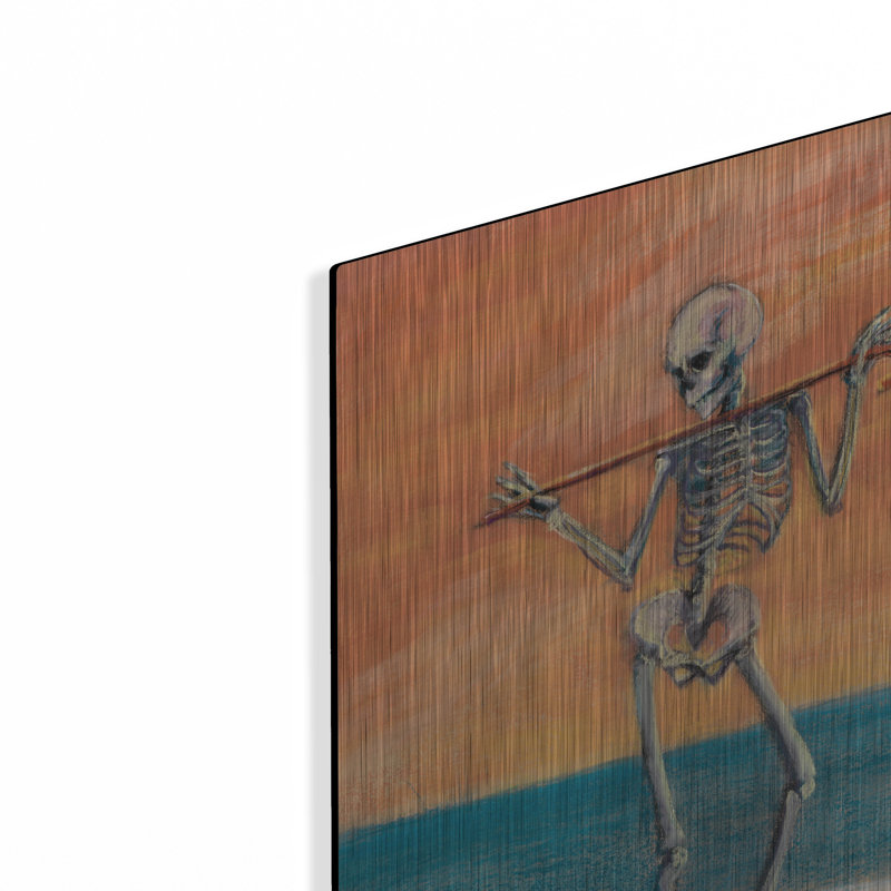 "Skelly Dancer No. 11" par Marie Marfia Fine Art, H 24 po x l 16 po