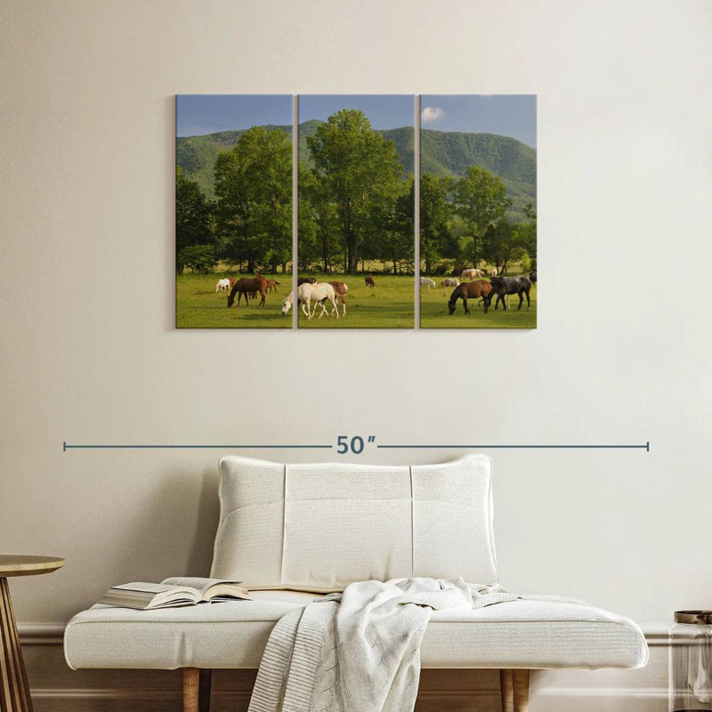 Chevaux Brampt Cades Cove, H 24 po x l 38 po