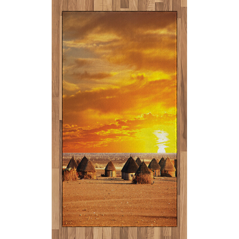 Farm House High Density Long Fiber Poly Threads Decorative Area Rug Carpet, Rectangle 2'7" x 5'