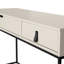Silas Solid Wood Top Metal Base Writing Desk