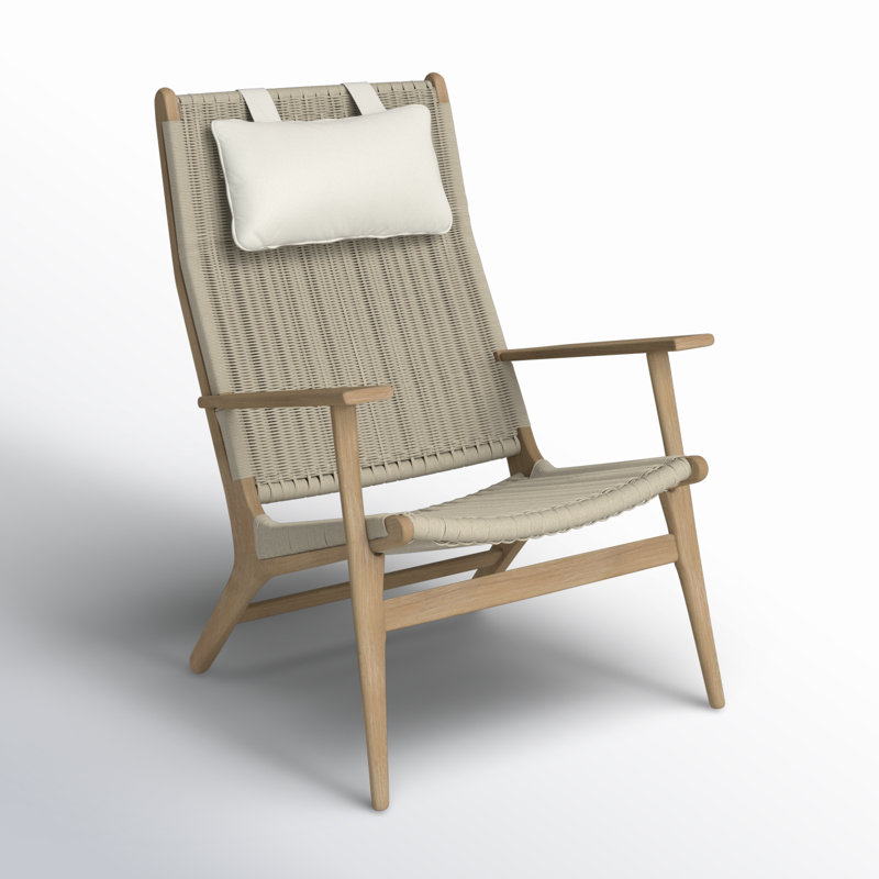 Coastal Teak Outdoor Teak Lounge Chair