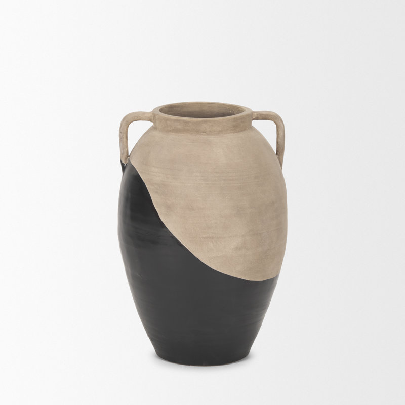 Vase de plancher haut brun Tint