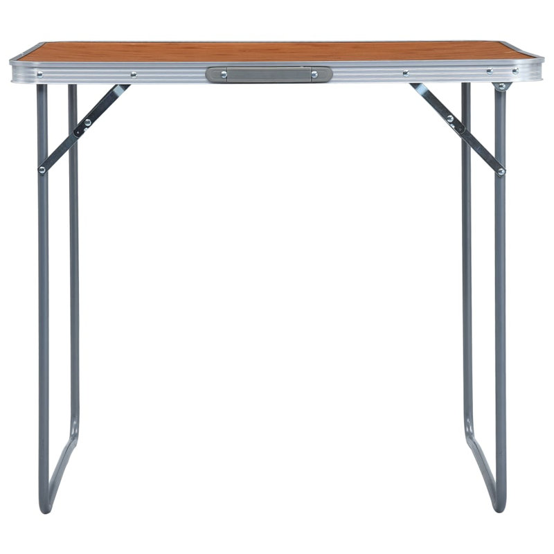 Forest Park Rectangular Folding Table, 70cm H x 80cm W x 60cm D