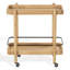 Krystof Wood 2 Shelf Barcart-618869712
