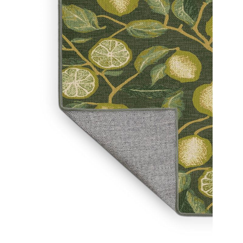  Tapis lavable à fruits Rangpur, Carré 6 pi
