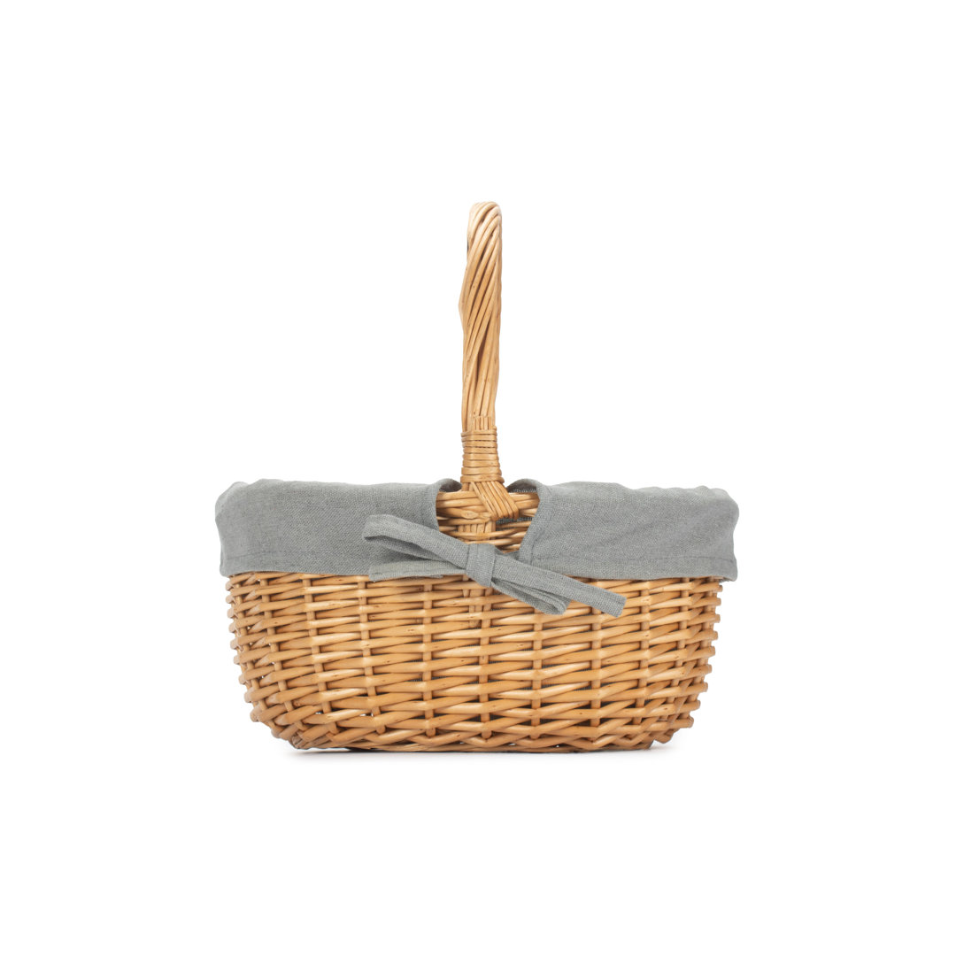 Brambly Cottage Wicker Gift Basket Shopper with Lining