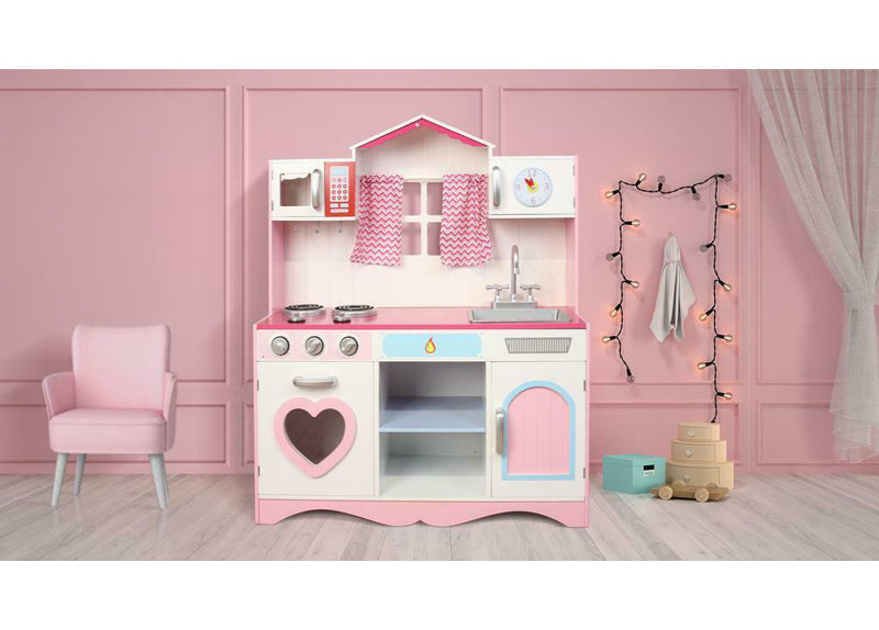 Javen Children Wooden Play Kitchen Set