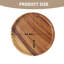 Plateau en noyer Chisara Millwood Pines