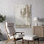 "Floral Skeleton Skull Modern Horror Gothic Moody Dark Art Modern Art Decor"-101469748-101469751