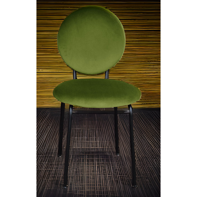 Medallion 52cm H Upholstered Side Chair, Olive