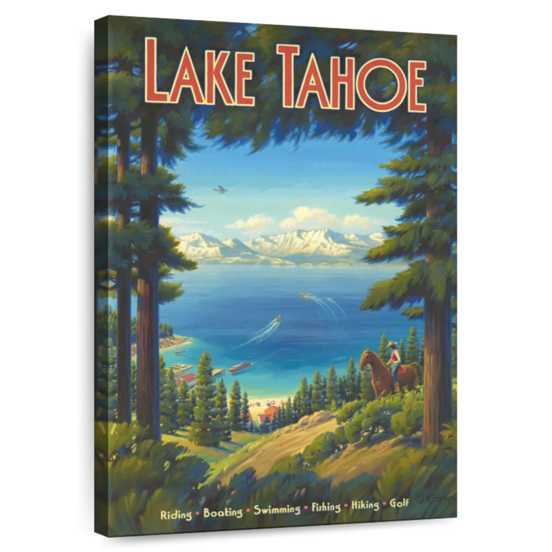 Alvord Lake Tahoe Adventure, 48" H x 32" W