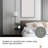 Modern Wall Clock Hanging Round with Large Pendulum for Kitchen Coffee Shop Bar