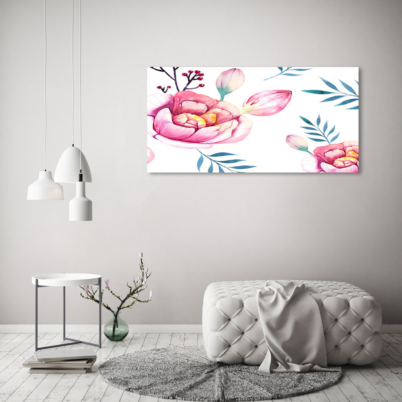 Floral Pattern - Wrapped Canvas Print