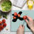 Ambesonne Xo Cutting Board Large Size Simplistic Pattern Black and White