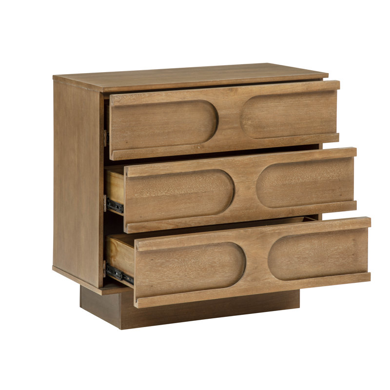 Crédence 4 pièces en bois massif avec tiroirs Aberdeen 