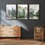 «Woodland Forest Landscape», œuvre d'art de pin vert naturel, peinture murale de salon moderne et rustique, ensemble de 3 impressions sur toile encadrées, "16" x 24 "x 3 pièces, 24" x 36 "x 3 pièces, 20" x 60 "x 3 pièces-73227799-73227804