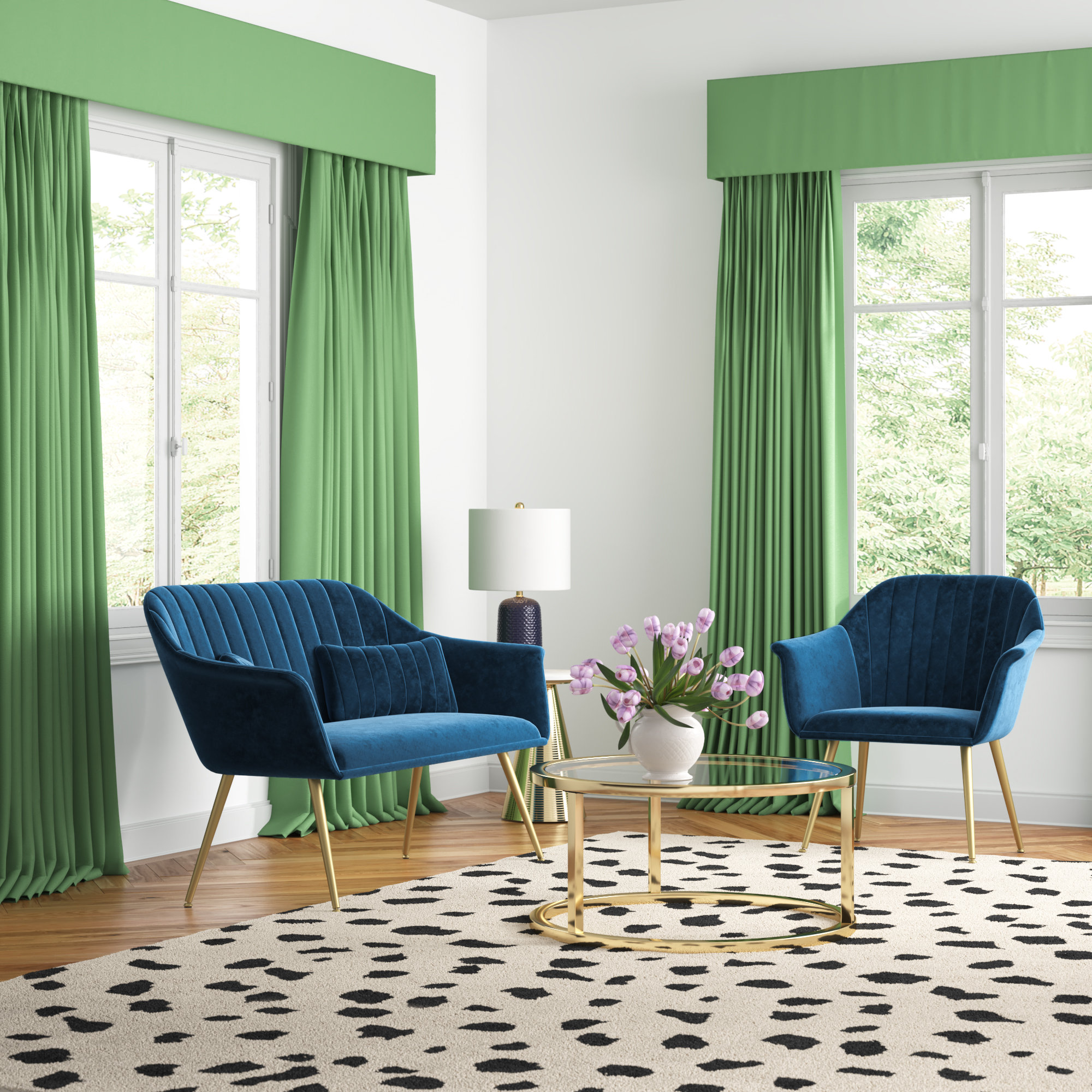 Mercer41 Lamons 2-Piece Standard Living Room Set Reviews