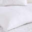 Très grand / très grand couvre-lit - blanc, microfibre réversible, rembourré, agréable, blanc lavable à la machine pour 3 pièces, microfibre et magnifique