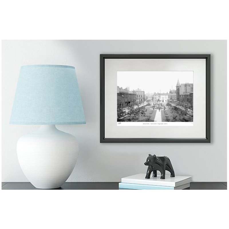 Bolton, Nelson Square 1893 by Francis Frith - Single Picture Frame Print, 28cm H x 36cm W x 2.3cm D